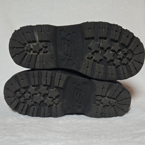 Skechers Gravlen Swirlicious LiL Girl's Boots Hi-Top Zip BOOT KAWAII ARTSY  SZ1 - Picture 8 of 14